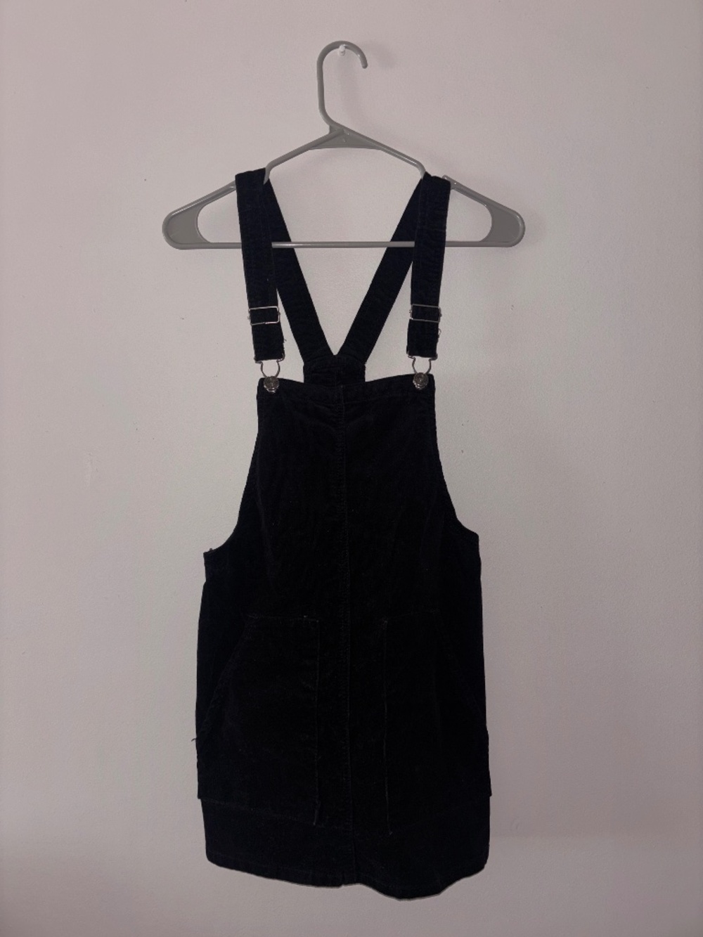 Black Overalls Dress